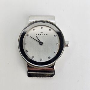 Skagen 22MM Women's Watch‎ 358XSSLBC Gray Dial Gray Case New Battery NEEDS BANDS